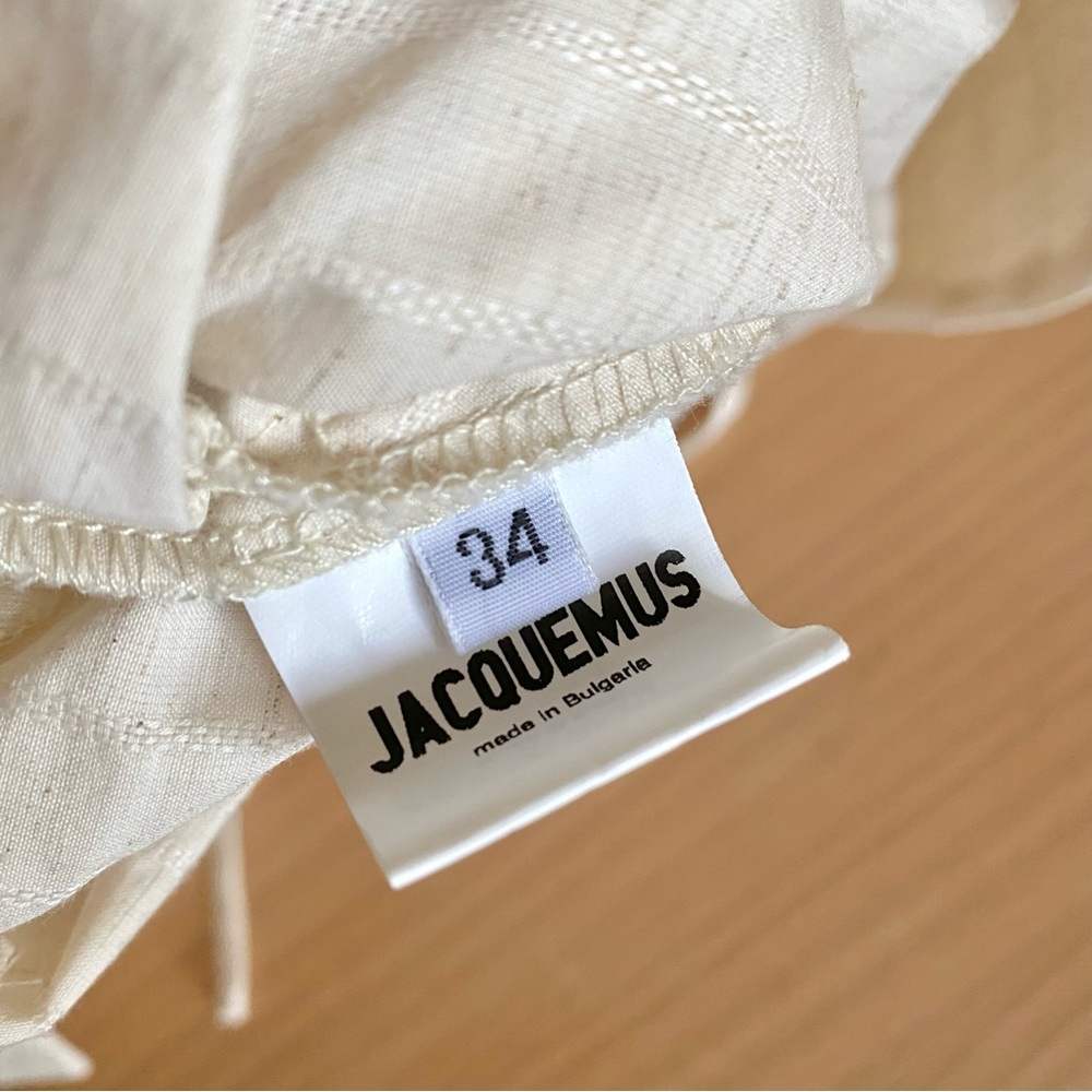 Jacquemus la bomba linen tie front shirt - Picture 8 of 9